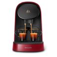 Machine à café à capsules double espresso PHILIPS L'Or Barista LM8012/51 - Rouge + 9 capsules-1
