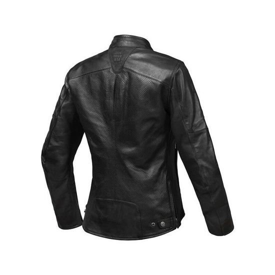 Blouson cuir moto femme Ixon Cranky Air noir XS Cdiscount Auto