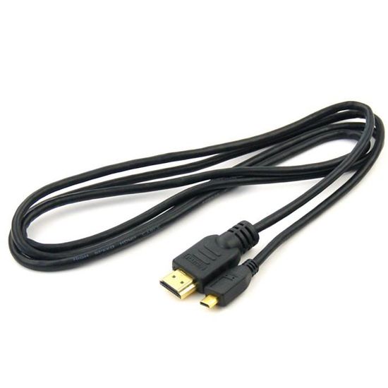 Câble Micro HDMI Type D longueur 1.5m pour Pentax K-1 K-1 II K-3 K