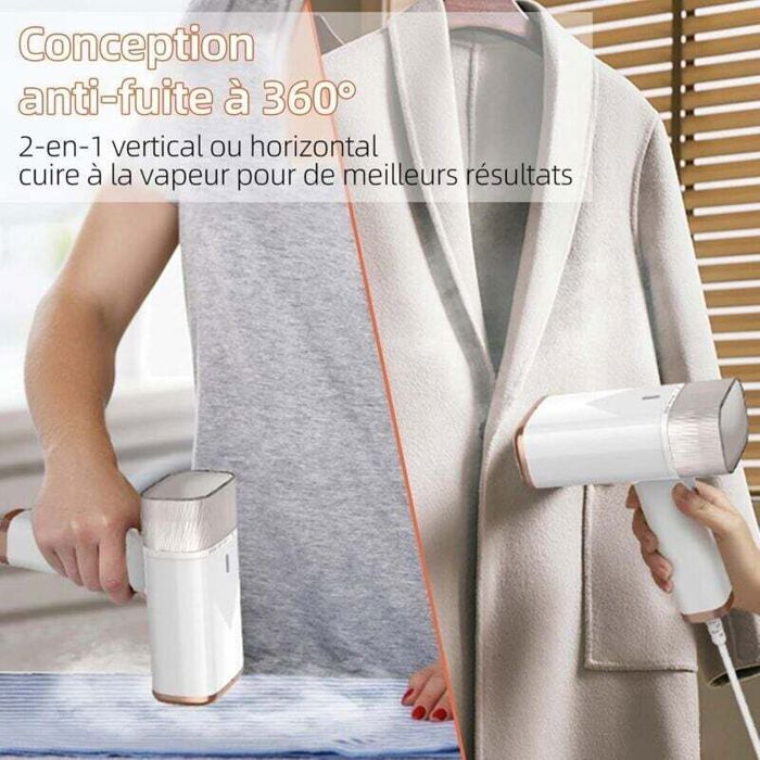 Fer À Vapeur Rotatif De Voyage, Défroisseur Vapeur Portable Avec