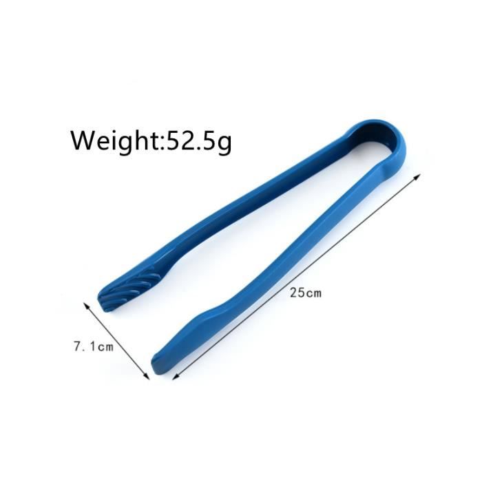 Lot De 10 Pinces à Glaçons Miniatures - Longueur 16.3 Cm - Transparentes - Plastique - NEUF