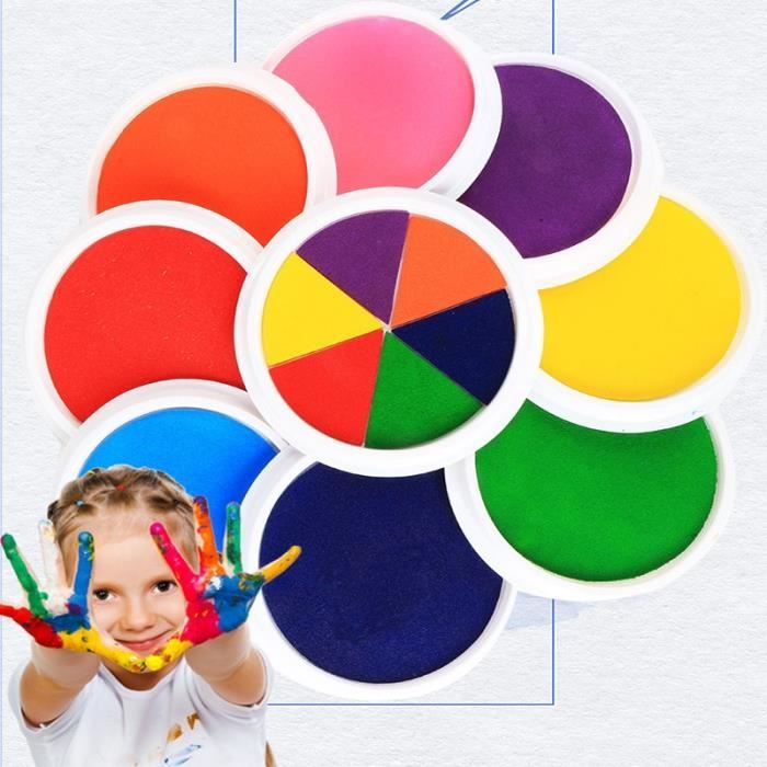 Tampons à encre pour, tampons animaux éducatifs pour l'art et l'apprentissage, 6 pièces, jouets, peinture de dessins animés pour la famille, l'école d'art manuels Tampons à encre pour, tampons animaux éducatifs pour l'art et l'apprentissage, 6 pièces, jouets, peinture de dessins animés pour la famille, l'école d'art manuels