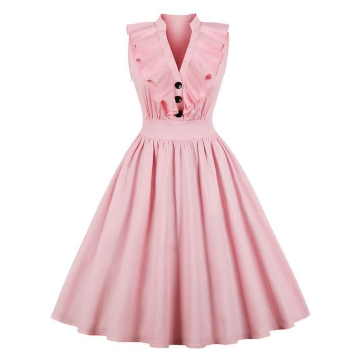 Robes evasees mi longue on sale