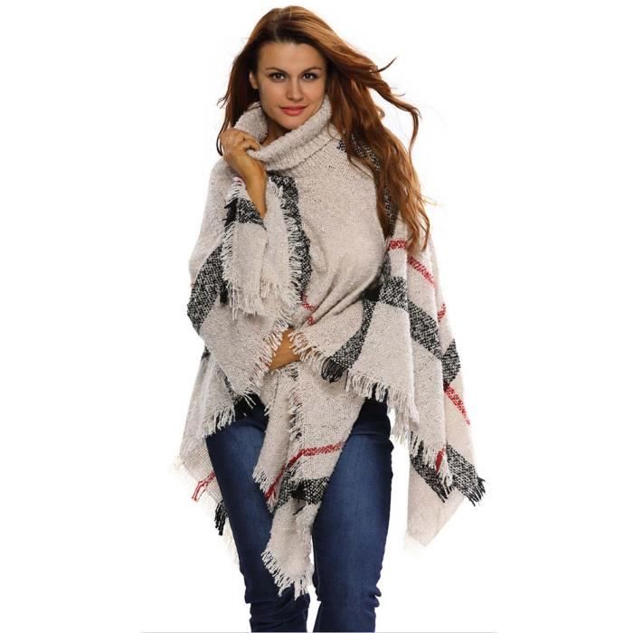 Poncho cape femme hiver discount