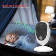 Babyphone Moniteur bébé 2.4GHz Transmission sans fil, 3.5" Large LCD Bébé Surveillance-2