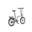 Vélo pliant PACTO ELEVEN - 3 vitesses Shimano Nexus - cadre en acier - haute qualité - vert-2