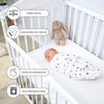 Nid d'ange en coton Étoiles pour bébé 0-3 mois - TOTSY BABY - Couverture d'emmaillotage-2