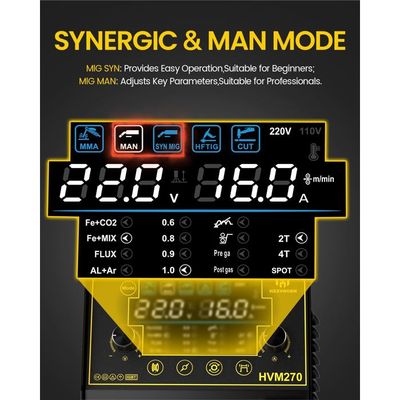 H HZXVOGEN Poste à souder MIG 185 A, 110 V/220 V, MIG à fil