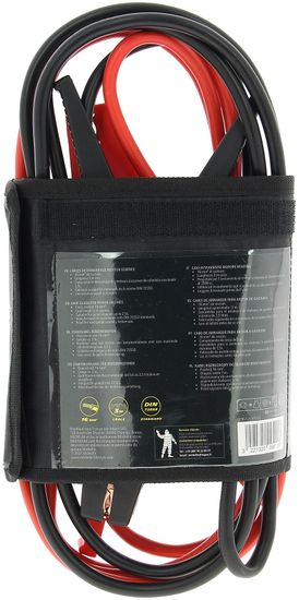 Câbles De Démarrage 16mm² – 3 Mètres, Essence (DIN/GS) 009512, Pinces Noir/rouge