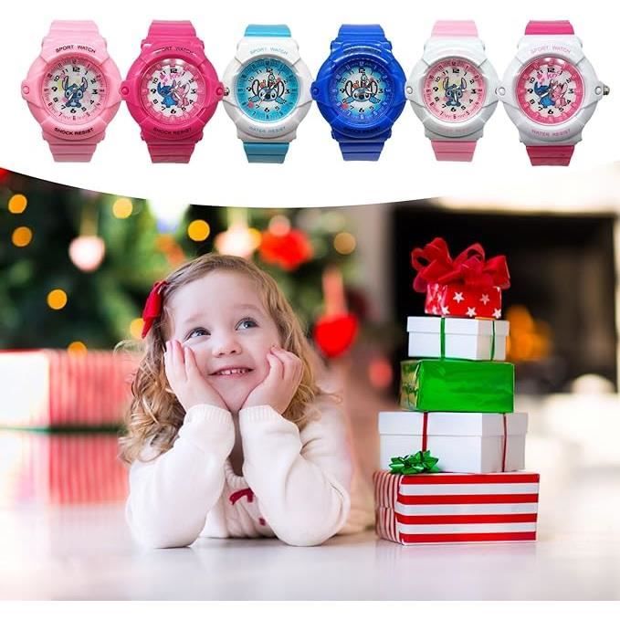 Montre Enfant CIVO - Analogique, étanche, Cuir - Apprentissage De L'heure Fun Et Coloré