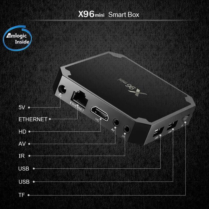 Décodeur Smart TV X96Q Plus,Android TV Box 2023,AllWinner H616,4K