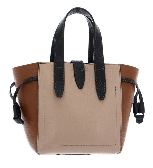 Sac à épaule FURLA Net Tote Bag – Taille M – Couleur Greige + Cognac + Noir – Neuf Avec étiquettes
