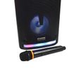 Dynasonic - Système Audio FX62 Bluetooth, Enceinte Portable, Karaoké USB, LED Multicolores, 2 Microphones-3
