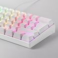 Mars Gaming MKMINI Blanc - Clavier Mécanique RGB Ultra-Compact - Switch Rouge - Layout Portugais-3