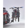 MOTTEZ Porte-vélos 3 vélos électriques suspendu sur attelage rabattable-3