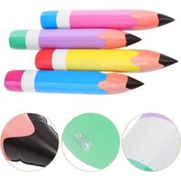 Lot De 4 Crayons Géants Gonflables - Déco Anniversaire, Rentrée, Fête D’école (2 Tailles)