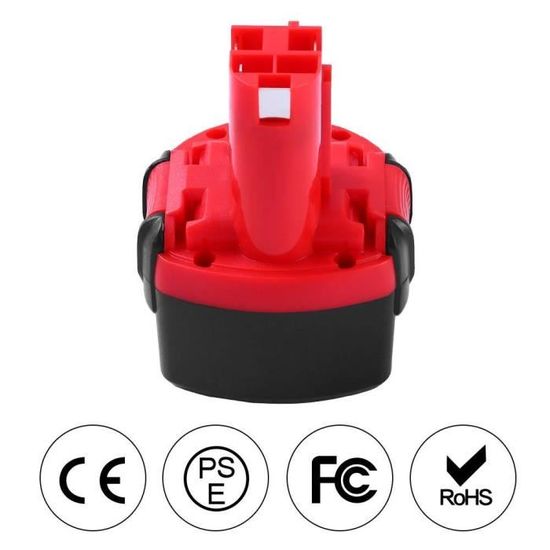 2x Batterie pour Bosch 9,6v 3000mah ni-mh remplace 2607335540 2607335529