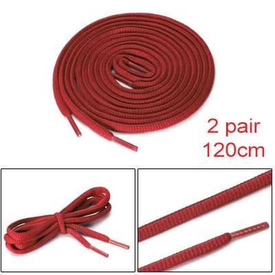 bottes hiking SNORS bottines trekking Lacets pour chaussures de travail et de randonn/ée LACETS de SECURIT/É ronds ROUGE 120cm 4,5mm