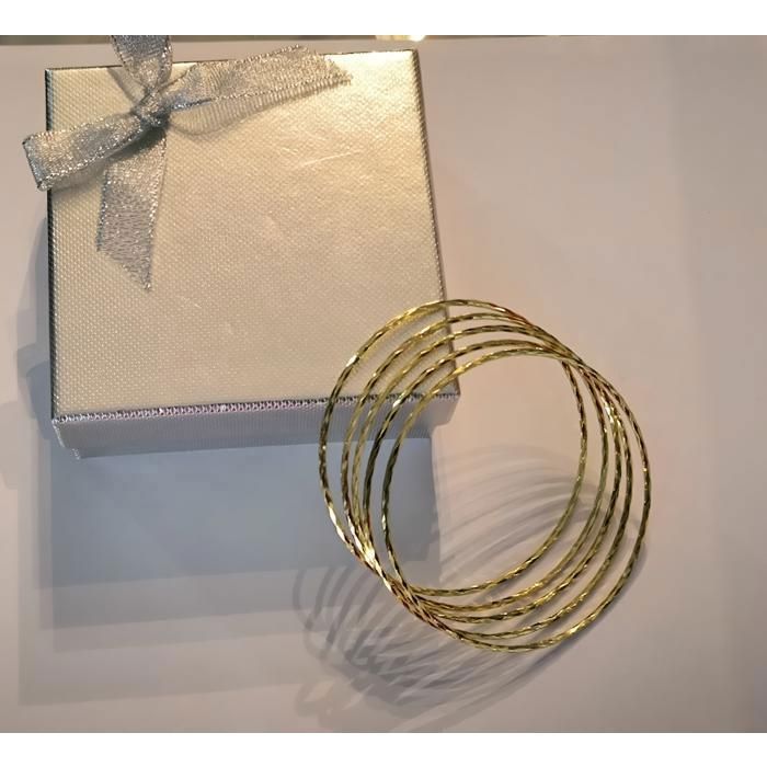 Bracelet Jonc Femme En Acier Inoxydable Doré - Réglable, Style Vintage, Neuf Sans Boîte