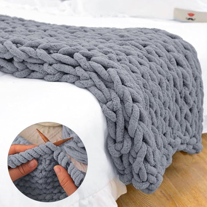 Woolcraft Lot De 5 Pelotes De Laine à Tricoter épaisse Pour Tricot