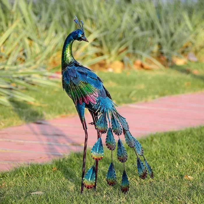 Statue d'oiseaux de jardin  4 pièces, modèle d'oiseau de jardin de maison,  décoration artistique, fournitures de jardin - AliExpress