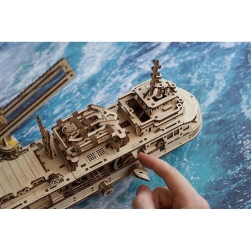 V8 Engine Puzzle 3D mécanique en bois - Ugears - Boutique BCD JEUX
