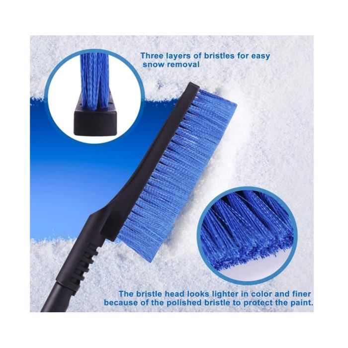 Atsmoce® Grattoir Glace Voiture Avec Balai, Balai Neige