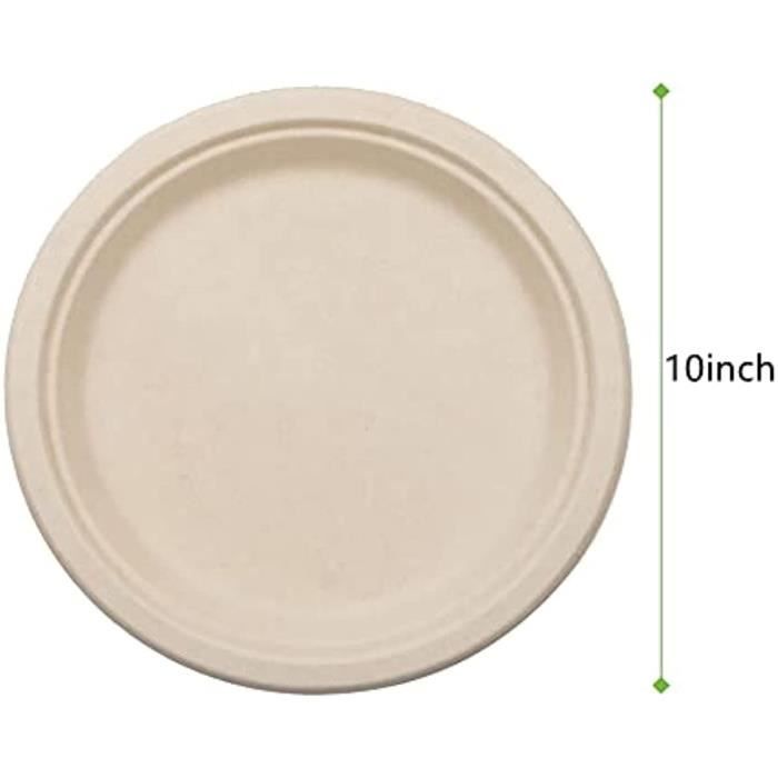 Lot De 50 Assiettes + Serviettes En Papier Vichy Rouge – 17,8 Cm, Parfait Pour Pique-Nique, Barbecue & Anniversaire