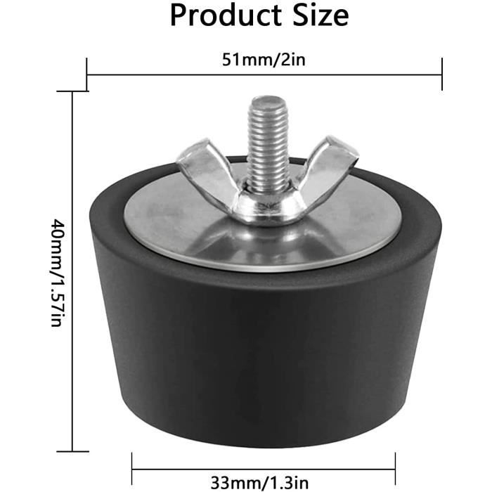 Bouchon De Tuyau En Acier Inoxydable – Diamètre 45-65 Mm, Pour Piscine, évier, Bateau – Anti-retour Et Nettoyage