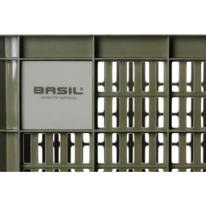 Sacoche Porte Bagage Mik Basil Caisse à Vélo En Plastique Recyclé Noir T. M / 29,5 L Caisse Velo