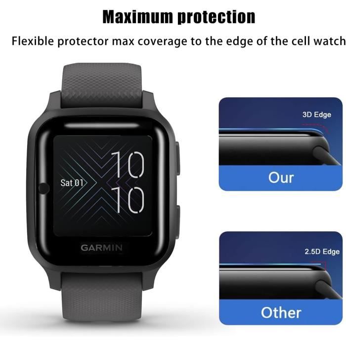 2 Pezzi] Custodia Compatibile Con Garmin Venu Sq 2/Sq 2 Music