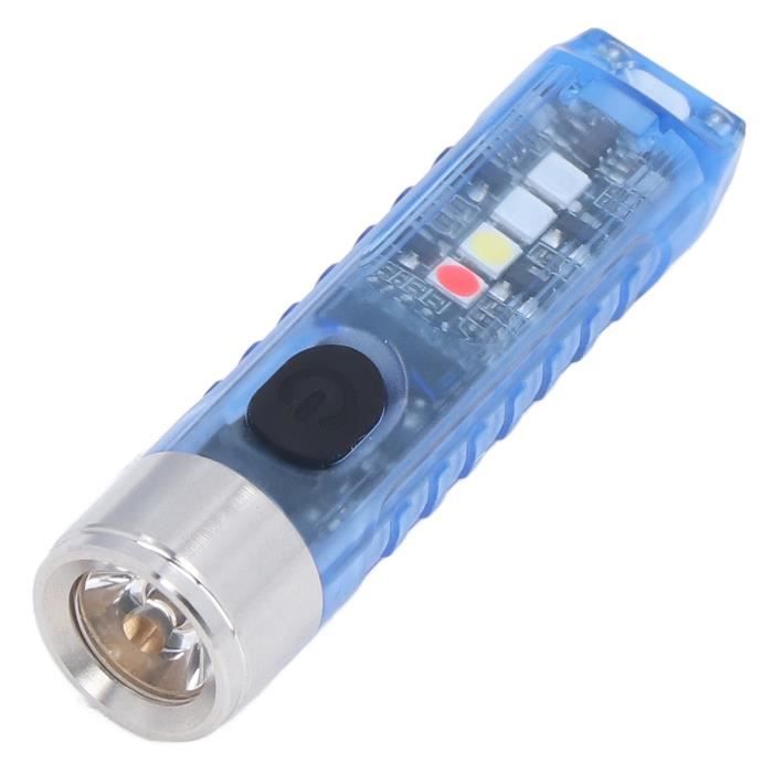 Mini porte-clés lampe de poche LED TYPE-C charge rapide portable