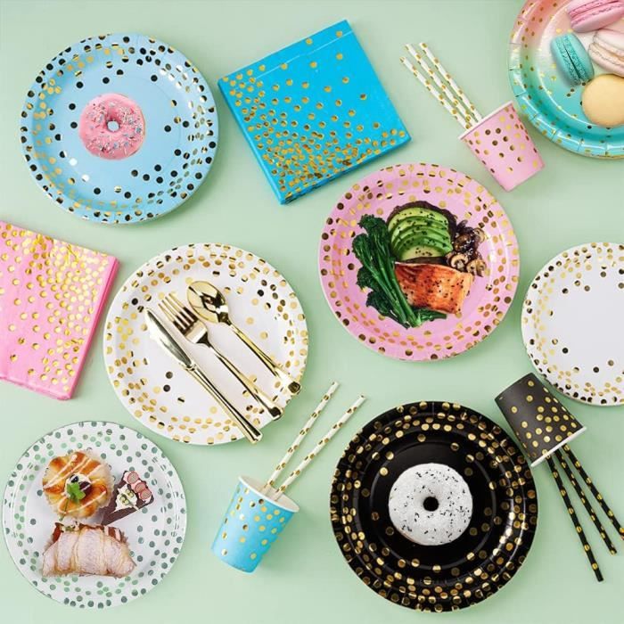 61pcs Stitch Cartoon anniversaire de la vaisselle de fête,Stitch  accessoires de fête ensemble, y compris la nappe assiette gobelet  serviettes de table
