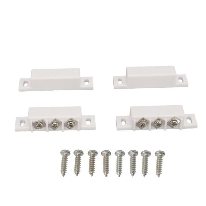 Interrupteur Magnétique NO/NC SCOOYUCK - 2 Pièces Pour Détection De Porte - 30 Cm De Câble - 10-15 Mm De Détection Capteur Porte Alarme Sécurité Interrupteur Magnétique NO/NC SCOOYUCK - 2 Pièces Pour Détection De Porte - 30 Cm De Câble - 10-15 Mm De Détection Capteur Porte Alarme Sécurité
