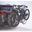 MOTTEZ Porte-vélos 3 vélos électriques suspendu sur attelage rabattable-4