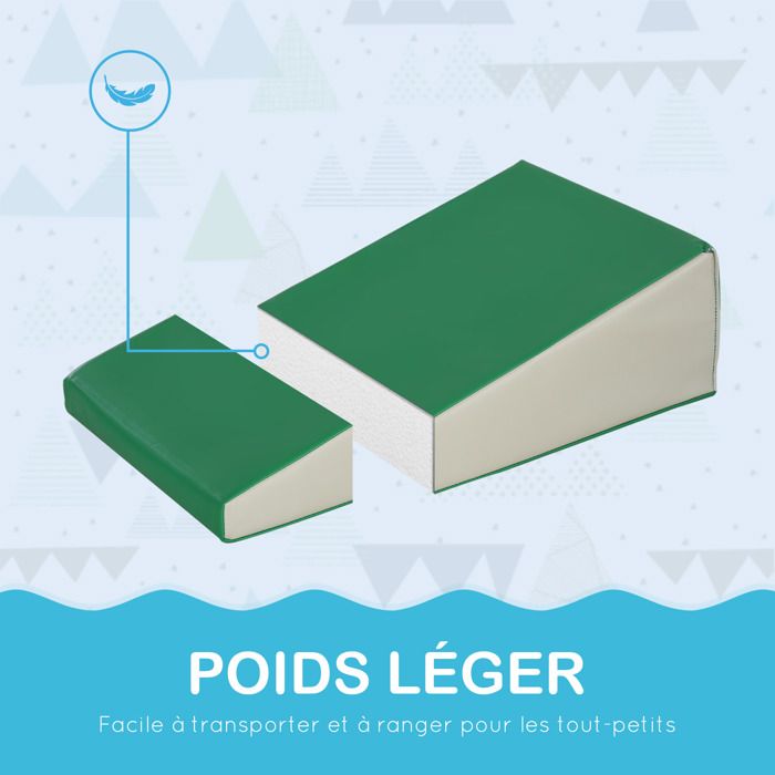 Parcours De Motricité Enfant 7 Pièces - Modules En Mousse PU - Pour Grimper, Ramper Et Jouer - Multicolore