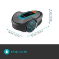 GARDENA Tondeuse robot SILENO minimo 250 – Connexion Bluetooth® – Surface tonte max 250m² – Triple lames pivotantes (15201-26)-6