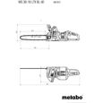 Tronçonneuse sans fil - METABO - MS 36-18 LTX BL 40 T- 18 V - Carton-6