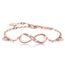 Argent Sterling 925 18K or Rose Boucles D/'oreilles Charme pour beauté femmes Bracelet Chaîne