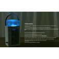 Ventilateur de Climatiseur Portable Refroidisseur D'Air et Humidificateur de Bureau avec 3 Vitesses de Ventilateur et LumièRe LED 7