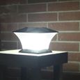 NH03116-LED Solaire Lampe Pilier Jardin Colonne Exterieur lumière blanche-0