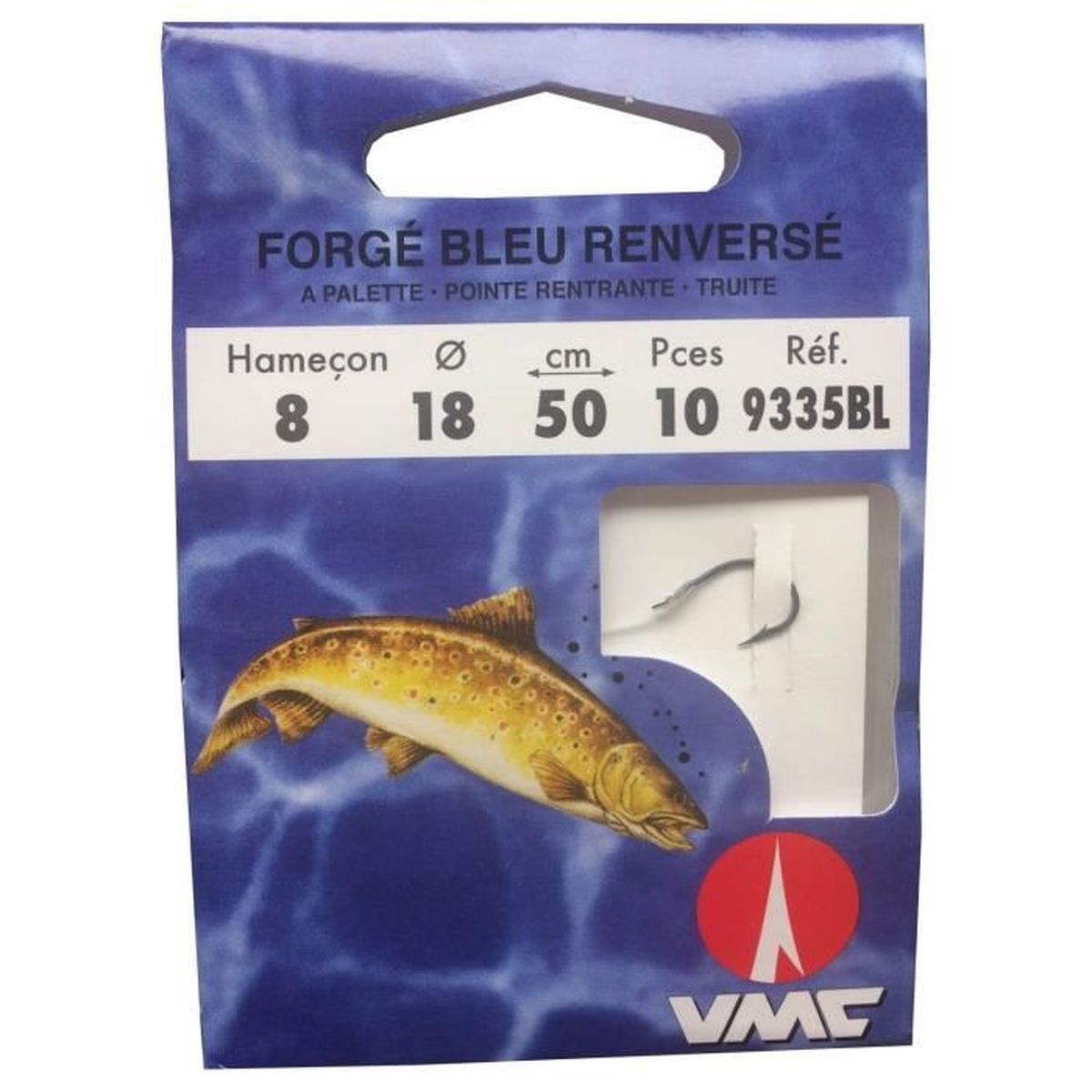 Peche lot 50 hameçons double vmc 8918bn numero 2 - Sport & Plein air
