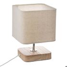 ATMOSPHERA CRÉATEUR D'INTÉRIEUR Lampe "Toxey" beige H21cm - Atmosphera createur d'interieur