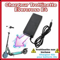 Chargeur 42v Evercross E4 pour trottinette électrique Evercross 36v - Noir - Engins hors-piste - Adulte