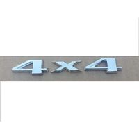 Logo Orrnement Armes Écrit Arrière 4x4 IN Plastique Chrome Pour Renegade 2014> Avec Adhésif Double Face