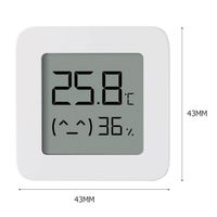 XIAOMI Mijia – thermomètre et hygromètre 4.2, 2 écrans LCD, capteur intelligent de température et d'humidité,