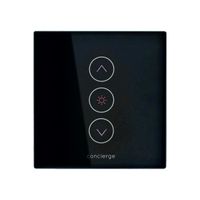 Concierge Versailles "Black Edition" - Interrupteur-variateur connecté au Wi-Fi (pilotage des lumières)