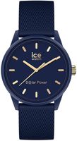 Bracelet silicone / plastique homme - ICE WATCH - Montre Ice solar power navy gold mesh - Couleur de la matière:Bleu