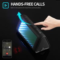 Haut-parleur portable avec des lumières vives 3D virtuelles et des basses