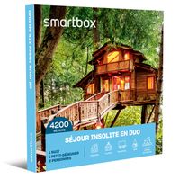 SMARTBOX - Coffret Cadeau - SÉJOUR INSOLITE EN DUO - 4200 escapades originales en yourtes, roulottes, tipis, cabanes et maisons